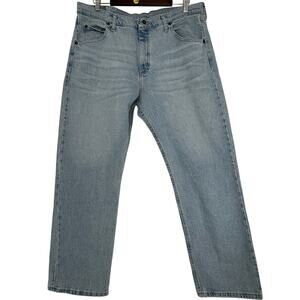 Wrangler Relaxed Fit Light Wash Jeans Mens 36x30